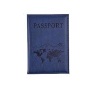 ESMENATZLS Donne Uomini Lettera Amante Passaporto Cover Uomini Donne Viaggio Passaporto Custodia In Pelle Carino Passaporto Portafoglio Borsa Ragazza Porta Carte, Grigio scuro, Taglia unica