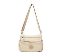 ESMENATZLS Multi-strato Casual Leggero Monospalla Cross-body Borse Moda Donna Semplice Pendolarismo di mezza età E Anziani Madre Sac, cachi, Taglia unica