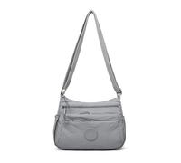 ESMENATZLS Multi-strato Casual Leggero Monospalla Cross-body Borse Moda Donna Semplice Pendolarismo di mezza età E Anziani Madre Sac, grigio, Taglia unica