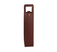 ESMENATZLS Sacchetti di imballaggio del vino rosso Regalo Scatole di Cuoio di Imballaggio Universale Multiplo Singola Bottiglia di Vino di Vetro, bianco, 9X9X41CM_2PCS