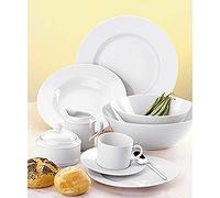 Esmeyer Esmeyer® 433-211 - Servizio da pranzo Heike 6 tazze, piattini, piatti da dessert, piatti piani, sup
