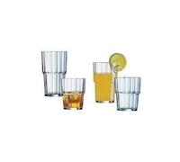 ESMEYER JUICE GLAST "Norvege", 0,25 litri, impilabile da vetro indurito, in particolare stabile, altezza: 94 mm - 6 pezzi (410- NEW