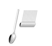 Esmeyer Teaspoons Bettina of Stainless Steel 18/10 Polished 12 Pieces, Silver, 1