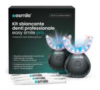 ESMILE Kit Sbiancante Denti Professionale con Lampada LED Elimina le Macchie in
