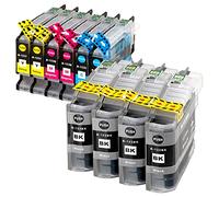 ESMOnline 10 cartucce compatibili per Brother MFC-J4710DW MFC-J245 MFC-J870DW MFC-J4410DW MFC-J4510DW MFC-J4610DW MFC-J470DW MFC-J4710DW