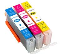 ESMOnline 3 cartucce XXL compatibili (ciano/magenta/giallo) come ricambio per Canon CLI-581