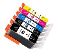 ESMONLINE 5 cartucce XL compatibili per PGI-520/CLI521 PGI520 CLI 521 Canon Pixma iP3600 iP4600 iP4700 MP540 MP550 MP560 MP620 MP630 MP640 MP980 MP990 MX860 MX870.