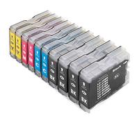 ESMOnline komp. Cartucce di ricambio per Brother LC970LC1000 per Brother DCP 130C 135C 150C 330C 350C 540CN 560CN 750CW 770CW MFC 235C 240C 260C 3360C 440CN 465CN 5460CN 5860CN 660CN 680CN 885CW