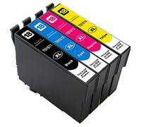 ESMONLINE Set di 4 cartucce compatibili in sostituzione di Epson 18 XL per Expression Home XP-425 XP-30 XP-200 XP-310 XP-315 XP-400