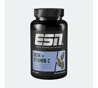 ESN Ferro + Vitamina C, 90 compresse - Compresse di ferro Support - Prodotto in Germania