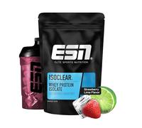 ESN ISOCLEAR Whey Isolate, Fragola e lime, 1000 g