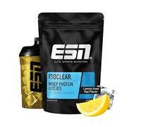 ESN ISOCLEAR Whey Isolate, Tè freddo al limone, 1000 g | Limonata proteica dal gusto fruttato e delizioso, siero di latte chiaro - prodotto in Germania