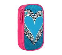 ESNAIUVCD Astuccio con stampa "I Love Gymnastic", portamonete e chiavi, porta carte, grande, per bambini, ragazzi, scuola, ufficio, rosa, Taglia unica, Beauty Case
