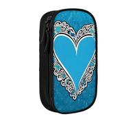 ESNAIUVCD Astuccio con stampa "I Love Gymnastic", portamonete e chiavi, porta carte, grande, per bambini, ragazzi, scuola, ufficio, Nero , Taglia unica, Beauty Case