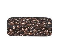 ESNAIUVCD Astuccio divertente con stampa chicco di caffè tostato per bambini, astuccio per penne scolastiche di grande capacità, astuccio per la scuola elementare, astuccio per cancelleria per bambini