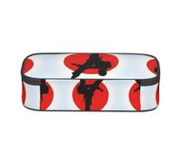 ESNAIUVCD Astuccio per matite con stampa taekwondo, per bambini, astuccio per penne scolastiche, grande capacità, astuccio per penne per la scuola elementare, astuccio per cancelleria per bambini
