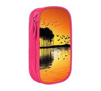 ESNAIUVCD Astuccio porta monete, chiavi, carte, penne, per bambini, ragazzi, scuola, ufficio, rosa, Taglia unica, Beauty Case