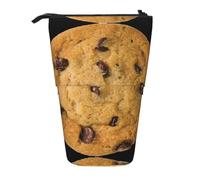 ESNAIUVCD Astuccio retrattile personalizzato con stampa di biscotti al cioccolato, astuccio con nome firmato personalizzato per studenti, bambini e adulti, per scuola e ufficio