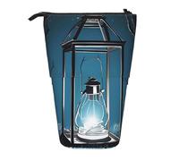 ESNAIUVCD Astuccio retrattile personalizzato con stampa di lucciole e lanterna, astuccio con nome personalizzato per studenti, bambini e adulti, per scuola e ufficio