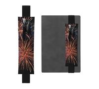 ESNAIUVCD Esplosione Firework 3D stampa regolabile in pelle portapenne segnalibro ââââ'¬ "Custodia staccabile per riviste e pianificatori manuali, Nero , Taglia unica