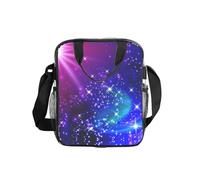 ESNAIUVCD Misterioso Stelle Stampa Uomini Donne Pvc Trasparente Shopping Bag Impermeabile Vedere Attraverso Borsa, Con Maniglie Per Il Pranzo