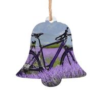 ESNAIUVCD Targa in legno a forma di cuore con stampa di agricoltura in stile retrò con campo di lavanda, regalo per donne, figlia da parte dei genitori, regalo di Natale e compleanno