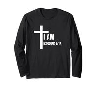 Esodo 3:14 3 14 Dio Gesù Religioso Citazione Cristiana Io Sono Maglia a Manica