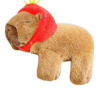 Esoes Papa-kreis Animal Slap-Armband Capybara Peluche Snap Armband mit Strawberry hat Schlagarmbänder kabibara Kuscheltier für Party-Armband Party