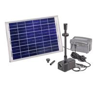 Esotec 101780 Siena Plus KIT pompa solare con illuminazione, con batteria