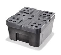 esotec Scatola filtro per laghetto XL, per laghetti piccoli e medi, 2 spugne filtranti, per immersione per laghetto da giardino, filtro stagno, scatola filtro 101732