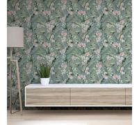 Tropicale Fiori & Foglie Arthouse Parati Mare Blu 924905 Floreale Giungla