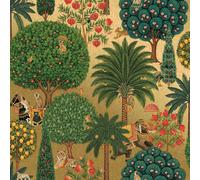 Carta Da Parati Vintage Tropicale Mangrove Forest Botanica Holden 14420 Oro