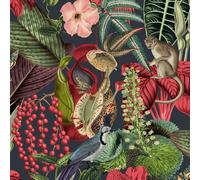 Esotico & Tropicale Uccelli Parati - Fenicottero Pavone Pappagallo Natura