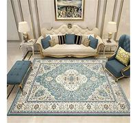 ESOUY Tappeto Bel Tappeto Giardino Esterno Tappeto Lavabile Durevole Retro Azzurro-60 X 120CM