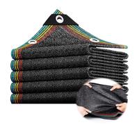 ESOUY Vela Parasole Traspirante, Rete Resistente ai Raggi UV, Occhielli rinforzati per Giardino/Balcone/Garage (4,0x14,0 m/13,1x46 Piedi)