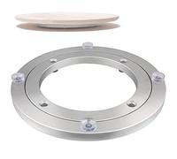 ESOYAWE Base del Supporto del Piatto Impieghi Gravosi, Ø 12 Cm ~ 100 Cm Lega di Alluminio Girevole da Tavolo Cuscinetto, Lazy Susan Giradischi Girevole per Piani in Vetro Legno Marmo
