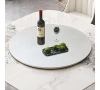 ESOYAWE Lazy Susan Piatto Girevole in Legno da Tavolo da Pranzo, 50 60 70 80 90 100 Cm Tondo Supporti Girevoli da Piano Tavolo, Piatto da Portata Girevole, per Ristorante, Hotel, Cucina, Casa
