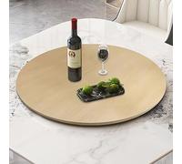 ESOYAWE Lazy Susan Piatto Girevole in Legno da Tavolo da Pranzo, 50 60 70 80 90 100 Cm Tondo Supporti Girevoli da Piano Tavolo, Piatto da Portata Girevole, per Ristorante, Hotel, Cucina, Casa