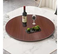 ESOYAWE Lazy Susan Piatto Girevole in Legno da Tavolo da Pranzo, 50 60 70 80 90 100 Cm Tondo Supporti Girevoli da Piano Tavolo, Piatto da Portata Girevole, per Ristorante, Hotel, Cucina, Casa