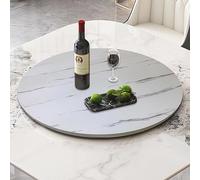 ESOYAWE Lazy Susan Piatto Girevole in Legno da Tavolo da Pranzo, 50 60 70 80 90 100 Cm Tondo Supporti Girevoli da Piano Tavolo, Piatto da Portata Girevole, per Ristorante, Hotel, Cucina, Casa