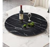 ESOYAWE Lazy Susan Piatto Girevole in Legno da Tavolo da Pranzo, 50 60 70 80 90 100 Cm Tondo Supporti Girevoli da Piano Tavolo, Piatto da Portata Girevole, per Ristorante, Hotel, Cucina, Casa