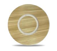 ESOYAWE Lazy Susan Vassoio Rotante Rotondo in Legno Ø 50 60 70 80 90 100 Cm, Girevole A 360º Silenzioso Vassoio Rotante Rotondo per Tavolo da Pranzo, Supporti Girevoli per Piano Tavolo