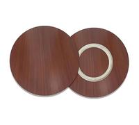 ESOYAWE Vassoio Girevole in Legno per Tavolo da Pranzo, Girevole A 360º Liscio Silenzioso Multifunzione Piatto Girevole, Diametro Ø 50~100 Cm Rotondo Supporti Girevoli per Piano Tavolo