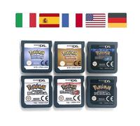 ESP FRA ITA USA NOE Pokemon Nero Bianco 1 2 Schwarz Weiß Noir Blanc HeartGold SoulSilver Cartuccia di gioco per ds nds 3ds