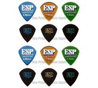 ESP Jazz Type Guitar Pick 6 tipi di plettri per chitarra set di prova New...