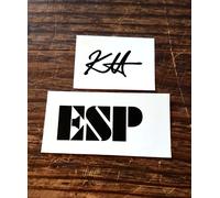 ESP kirk hammet HEADSTOCK / LOGO TESTA CHITARRA ESP KH