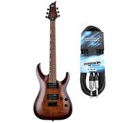 ESP LTD H-200FM - Chitarra elettrica Dark Sunburst + cavo jack mono keepdrum