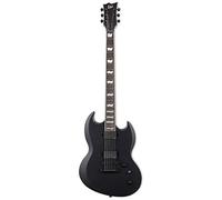 ESP LTD Viper-400 Baritone Chitarra Elettrica, Nero Satinato