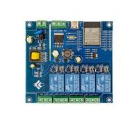 ESP32-C5 WiFi6 BLE Scheda di sviluppo relè a 4 canali, per AC250V DC30V Controllo del carico AC220V DC5-30V Potenza 4M Flash IO UART Pinout (solo scheda)