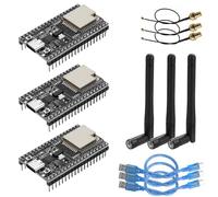 ESP32-DevC - Scheda di sviluppo a 38 pin, AYWHP 3 pezzi NodeMCU per ESP-WM-32D WLAN WiFi con antenna e cavo WiFi+Bluetooth USB-C compatibile con Arduino